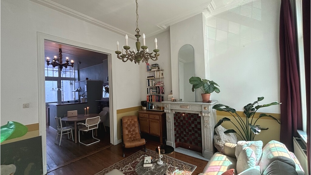 Gelijkvloers appartement met ruim Terras te huur in Brugge