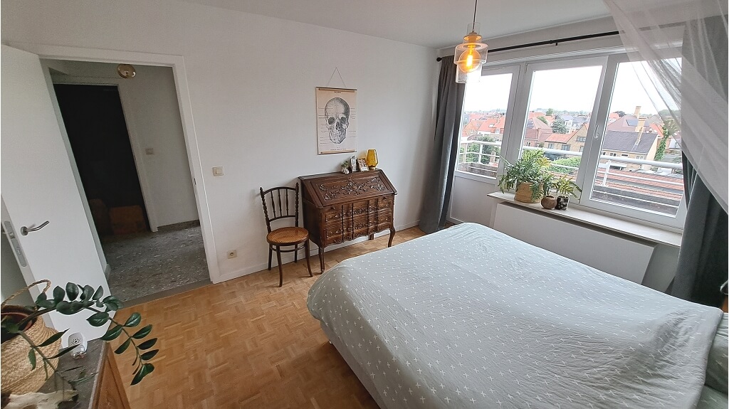 Ruim 2 slaapkamerappartement te huur in Brugge