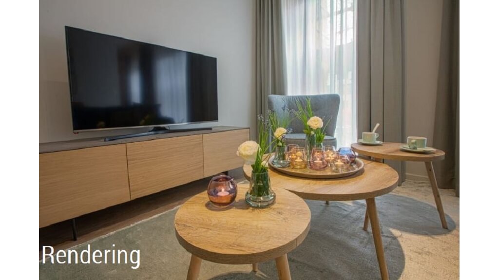 Instapklare Assistentiewoning met TERRAS te huur in Brugge