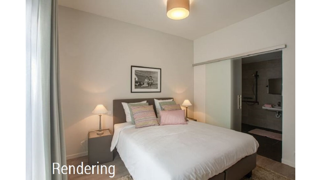 Instapklare Assistentiewoning met TERRAS te huur in Brugge