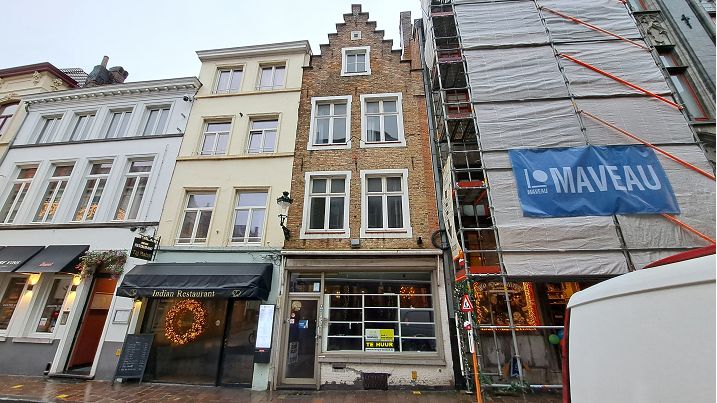 Handelspand op toeristische topligging te huur in Brugge | Philipstockstraat 4 Brugge (8000) | De Brugse Databank Vastgoed - immo - real estate -  050 34 34 20