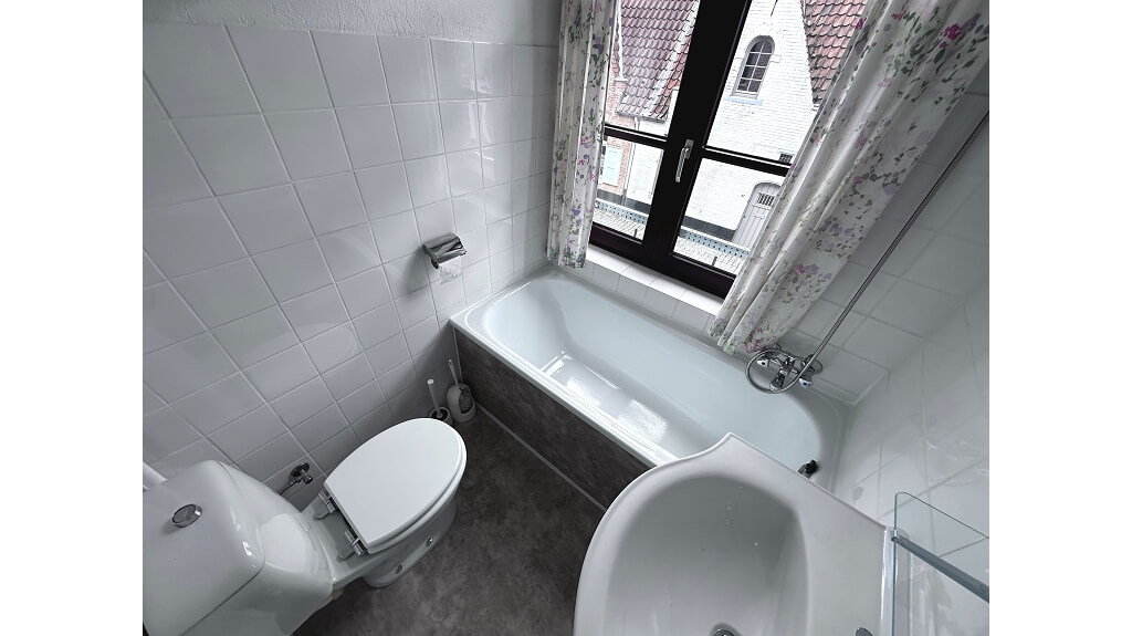 Comfortabele 2-slaapkamerwoning met Stadstuintje te huur in Brugge